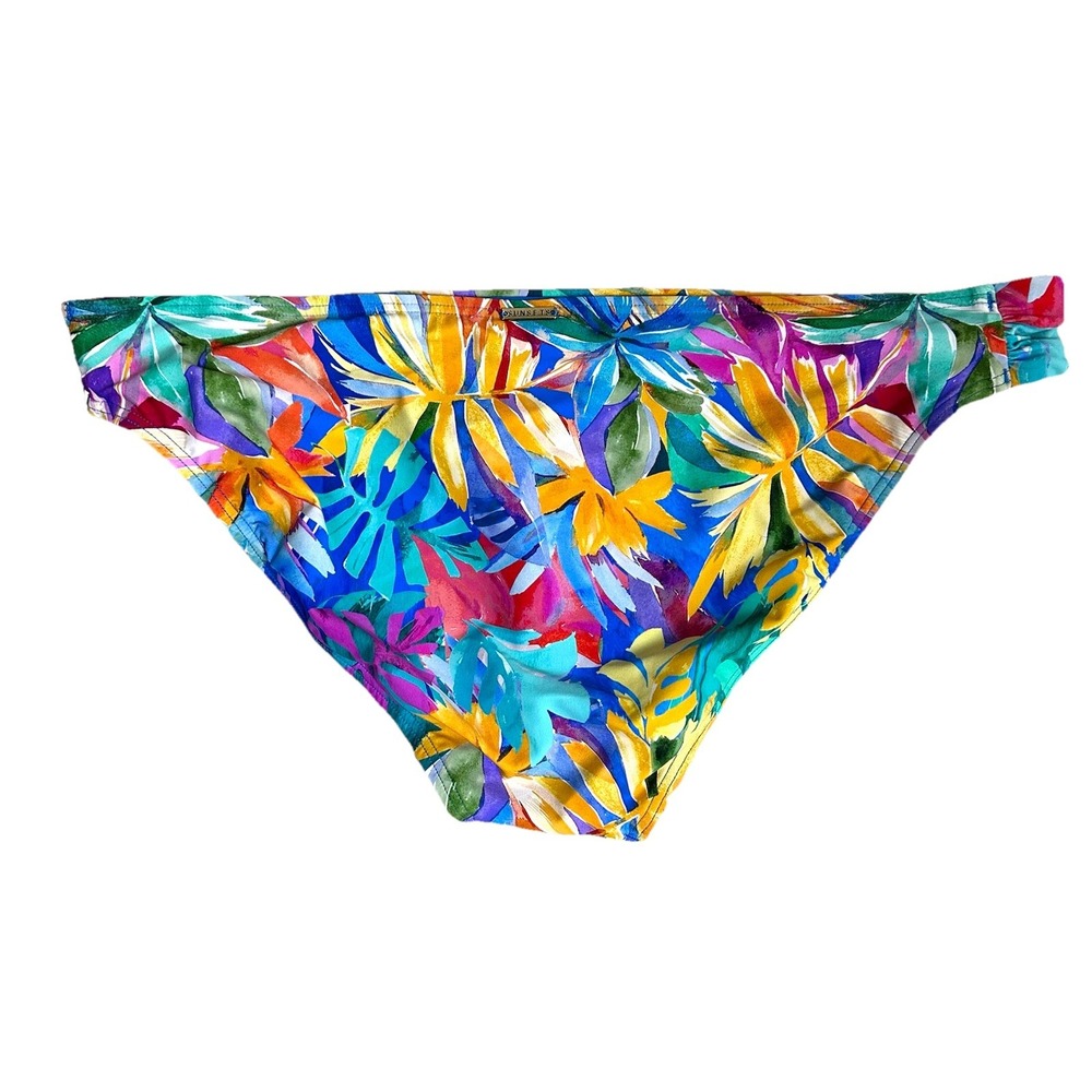 Sunsets Femme Fatale Hipster Women's Swimsuit Bottom Alegria, Sz 16 NWT Tropical - Picture 4 of 7